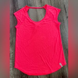 UA Tank Top Sleeveless Athletic‎ Workout Open Back Hot Pink Size Small